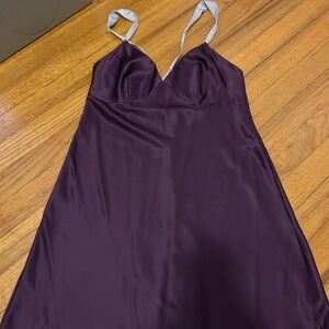Victoria's Secret Deep Purple Satin Nightgown